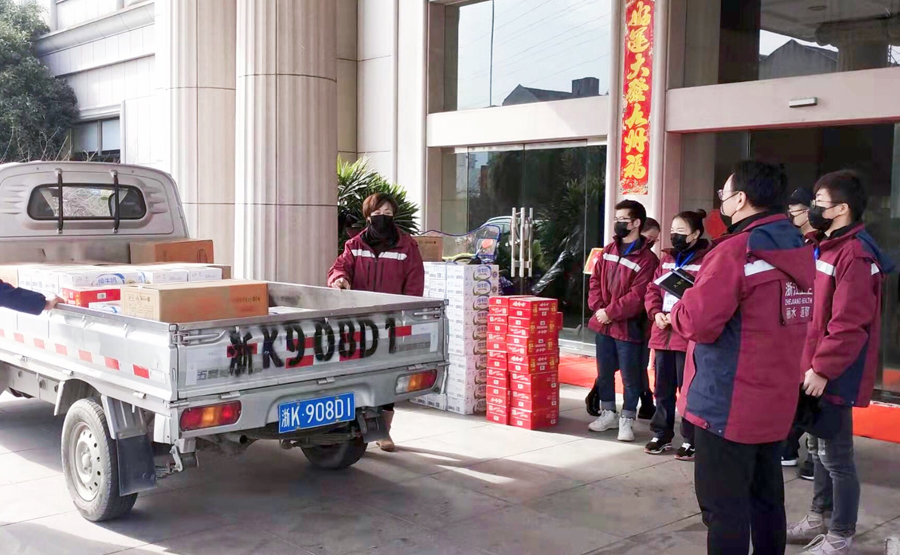 抗擊疫情，浙江正達環(huán)保向蓮都區(qū)衛(wèi)健委和疾控中心捐贈物資(圖2)